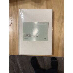 Close To My Heart CTMH My Creations CANVAS JOURNAL Z1774 7.25x5.25" NEW Off-Whte